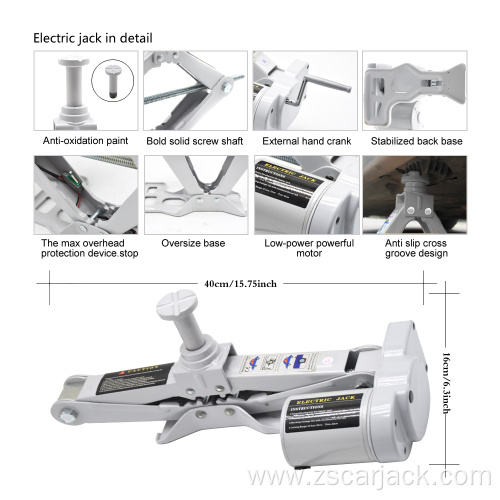 Lifting function specification electric car jack and wrench